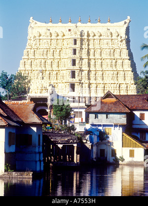 PADMANABHA SWAMY TEMPEL IN TRIVANDRUM KERALA Stockfoto