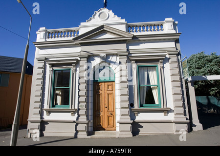 Die alten Schifffahrtsamtes neben Akaroa Harbour Banks Peninsula Neuseeland Stockfoto