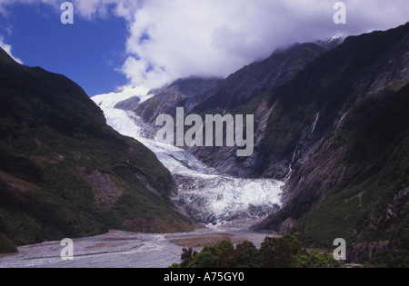 Franz Josef Glacier Westland National Park Südinsel Neuseeland Stockfoto
