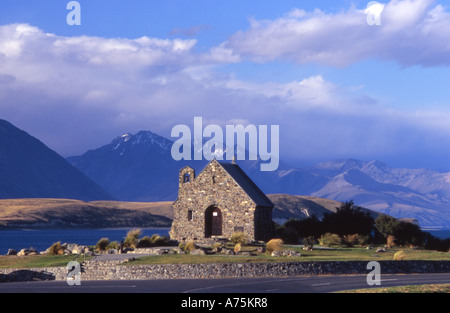 Die Kirche des guten Hirten Lake Tekapo Südinsel Neuseelands Stockfoto