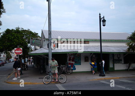 Kreuzung in Key West Florida Stockfoto