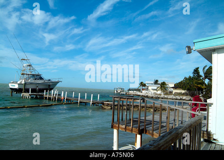 Charta Angelboote/Fischerboote in Islamorada in Florida Stockfoto
