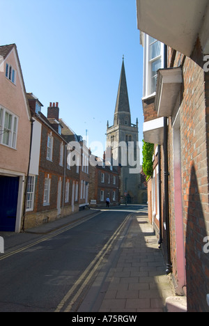 St Helens Oststraße, Abingdon, Oxfordshire, England. Stockfoto