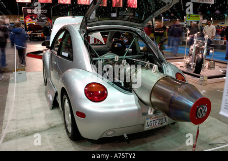 Strahlgetriebenen VW Käfer auf der Detroit Autorama 2006 Stockfoto