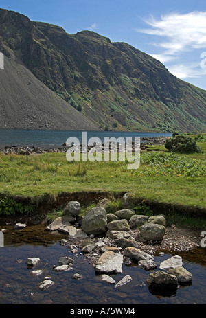 Wastwater, Gr. Gable im Hintergrund. Die englischen Lake District, Stockfoto