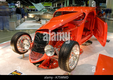 Tammy Ray Wild Rose 1933 Ford Coupe Hot-Rod an der 2006 Detroit Autorama Stockfoto