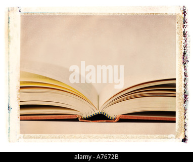 Buch öffnen Stockfoto