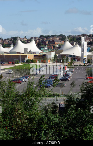 Freeport Retail Park Glasshougton Castleford Stockfoto