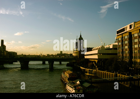 Cannon Street Railway Bridge, Zentral-London, England, UK Stockfoto