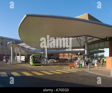 Busbahnhof von Norwich, Norfolk Stockfoto