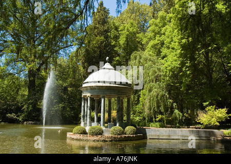 Chinesische Kioske im Prince s Garten ARANJUEZ Madrid autonome Gemeinschaft Spaniens Stockfoto