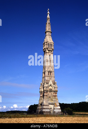 120 Fuß gotischen Turm, Sir Tatton Sykes in der Nähe von Sledmere in North Yorkshire England A Wahnsinn Stockfoto