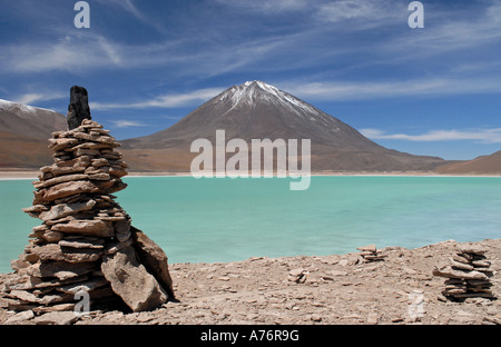 Laguna Verde-Bolivien Stockfoto