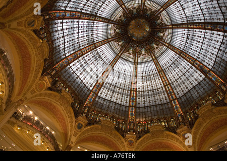 Kuppel der das Kaufhaus Galeries Lafayette, Paris, Frankreich Stockfoto