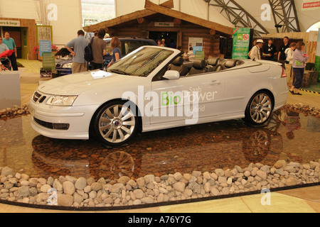 Saab-Bio-Power-Hybrid Benzin Auto Stockfoto