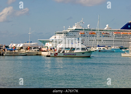 Cozumel Mexiko San Miguel Stadt südlichen Kreuzfahrtschiff Andocken Stockfoto