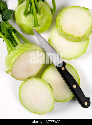 KOHLRABI Stockfoto