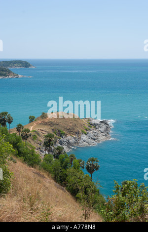 Blick über Cape Promthep, Phuket, Thailand Stockfoto