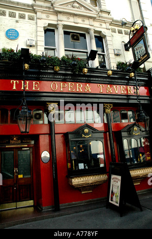 Der Oper Taverne - A Pub in Covent Garden London UK Stockfoto