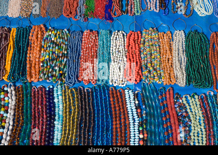 Flohmarkt, Anjuna Strand, Nord-Goa, Goa, Indien Stockfoto