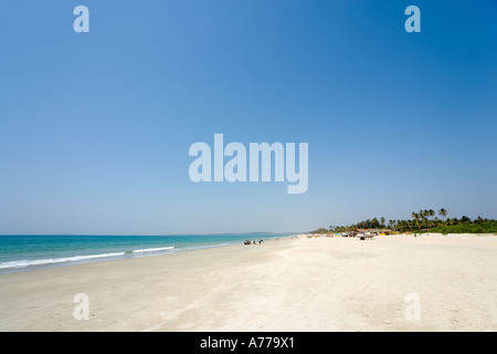 Utorda Strand, Colva, Süd-Goa, Goa, Indien Stockfoto