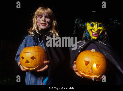 Kinder Halloween-Kostüm Stockfoto