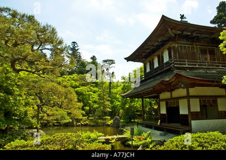 Kyoto, Japan "Ginkaku Ji"Tempel des silbernen Pavillons""Jisho Ji' Stockfoto