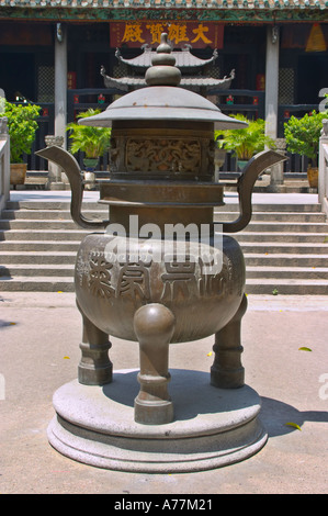 Ein Schrein an der Kun Iam Tempel Macau China Stockfoto