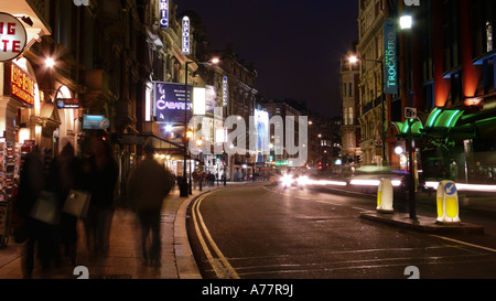 Theater-Viertel in London West End Shaftesbury Avenue Stockfoto