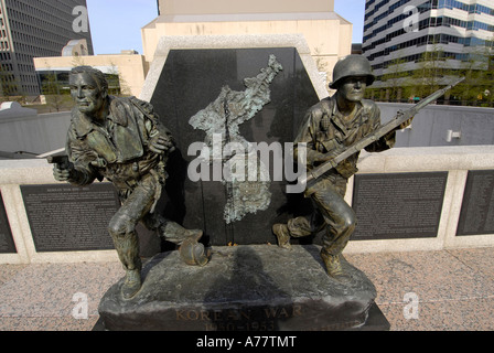 Korea-Krieg Memorial Downtown Nashville Tennessee TN Tenn US USA Vereinigte Staaten von Amerika American Music City Stockfoto