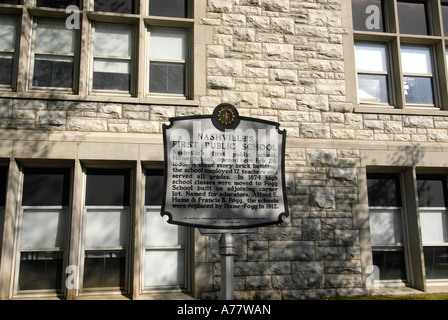 Hume Fogg akademischen Gymnasium Nashville s erste öffentliche Schule Stockfoto