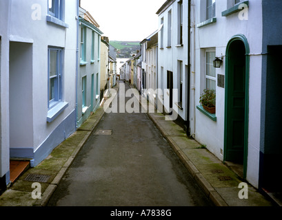 UK Devon Appledore Gasse hinunter den Fluß Taw Stockfoto