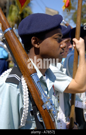 Junior Reserve Officer Training Corp ROTC in Erdbeerfest Parade Plant City Florida FL FLA USA uns Stockfoto