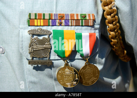 Junior Reserve Officer Training Corp ROTC in Erdbeerfest Parade Plant City Florida FL FLA USA uns Stockfoto