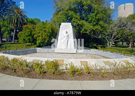 John F Kennedy-Statue auf dem Campus der University of Tampa befindet sich in der Stadt Tampa Florida FL Stockfoto