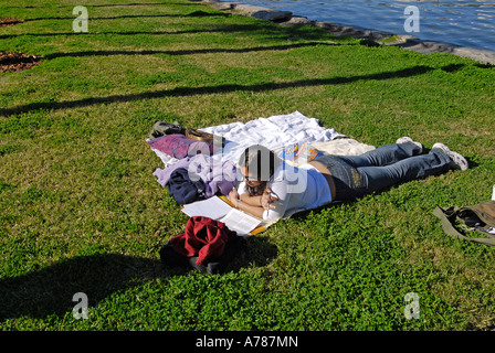 Studenten studieren auf dem Campus der University of Tampa befindet sich in der Stadt Tampa Florida FL Stockfoto