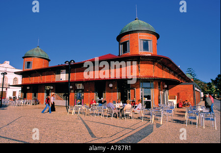 Gebäude der Börse Olhao Algarve Portugal Stockfoto