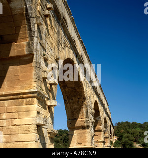 Pont du Gard-Languedoc-Roussillion-Frankreich Stockfoto