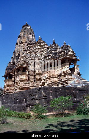 Khajuraho Indien Visvanath Tempel Stockfoto