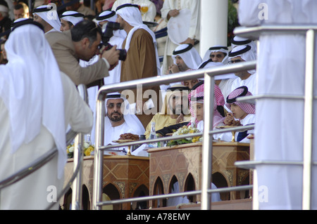 Scheich Mohammed Ruler von Dubai in Dubai World Cup Race meeting Stockfoto