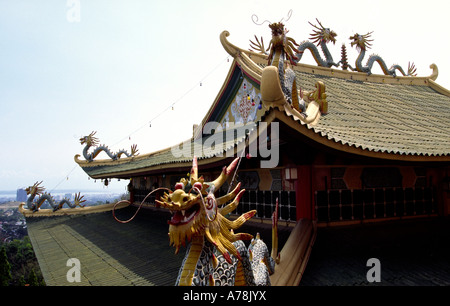 Philippinen Cebu Religion Taoist Temple Beverly Hills eingerichtet auf dem Dach Stockfoto