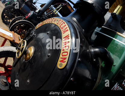 Foden Steam Wagon Zugmaschine Typenschild Stockfoto