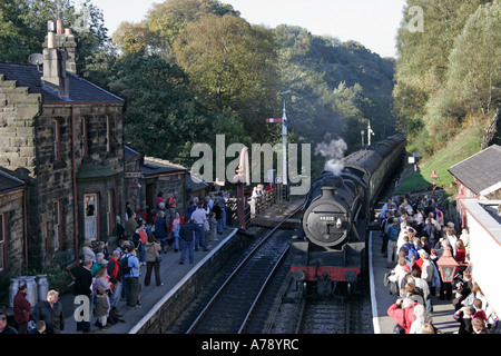 Goathland Station, North York Moors Railway, North Yorkshire, England Stockfoto