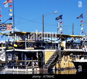 Colonial House Key West Hausboot Florida Stockfoto