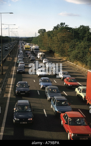 Verkehr auf der Autobahn England UK Stockfoto