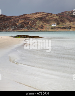 Seaside Cottage, Morar, Schottland in der Nähe von Malaig, UK, Europa Stockfoto