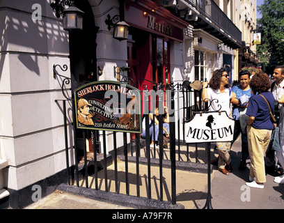 Sherlock Holmes Haus 221 b Baker Street London England Stockfoto
