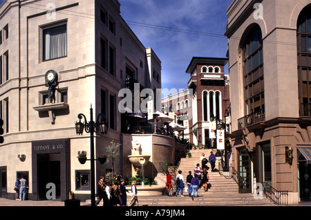 Tiffany & Co Rodeo Drive Boutiquen Geschäfte Beverly Hills-Los Angeles-Kalifornien-USA Stockfoto