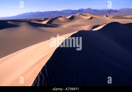 Death Valley Wüste Sanddünen Vereinigte Staaten Nationalpark Stockfoto