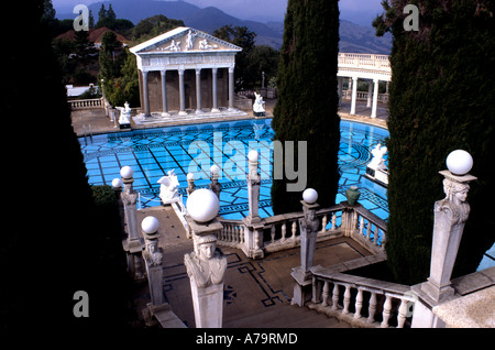 Hearst Castle war die palastartigen Anwesen der Zeitungsmagnat William Randolph Hearst Stockfoto